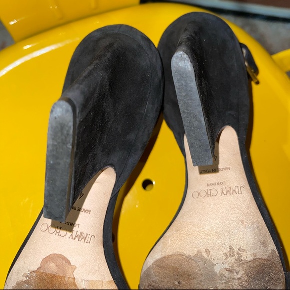Jimmy Choo London Women’s Black Suede Sandals | GUC | Size 40/US Approx. 8.5-9 - Picture 5 of 9